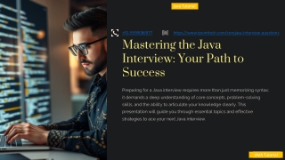 Mastering-the-Java-Interview-Your-Path-to-Success(PPT)