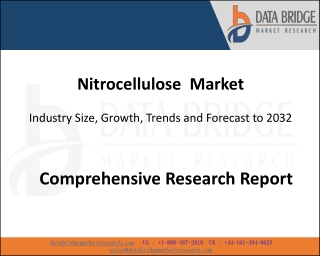 Nitrocellulose  Market