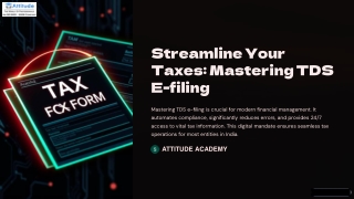 streamline your taxes mastering tds e filing