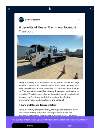 9 Benefits of Heavy Machinery Towing & Transport