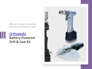 Battery‑Powered Veterinary Drill & Saw Kit – VetOvation