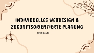 Individuelles Webdesign & Zukunftsorientierte Planung