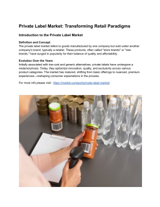 How AI and Data Are Powering Private Label Customization