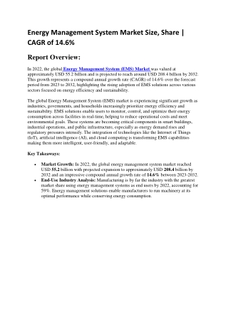 Smart Building Energy Management System Market Forecast