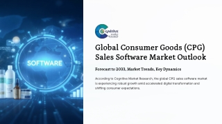 Consumer Goods CPG Sales Software Market Forecast and its Market Size, and Share 2025