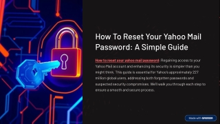 How to Reset Your Yahoo Mail Password Easily