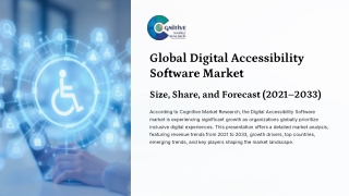 global digital accessibility software market