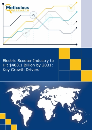 Electric Scooter Industry to Hit $408.1 Billion by 2031: Key Growth Drivers