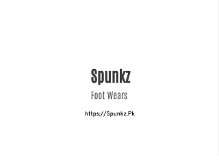 spunkz foot wears