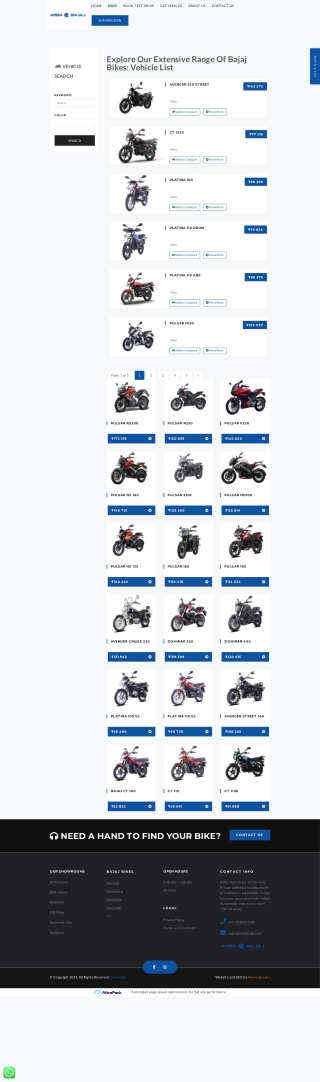 Best Two Wheeler Bikes in Bangalore - Amba Bajaj Bikes
