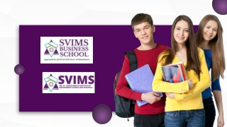 MBA Marketing Jobs and Career Growth SVIMS