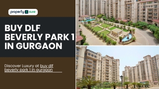 Buy Dlf Beverly Park 1 in Gurgaon