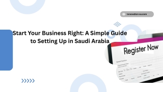Start Your Business Right A Simple Guide to Setting Up in Saudi Arabia
