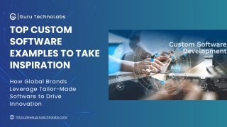 Top Custom Software Examples To Take Inspiration