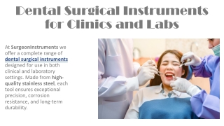 Premium Surgical Instruments for Medical Professionals
