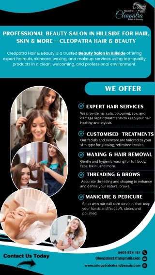 Beauty Salon in Hillside for Hair, Skin & More-Cleopatra Hair & Beauty