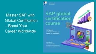 Master SAP with Global Certification – Boost Your Career Worldwide