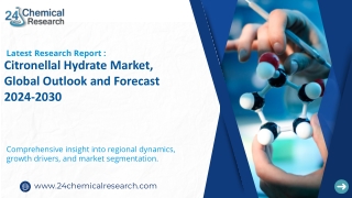 Global Citronellal Hydrate market