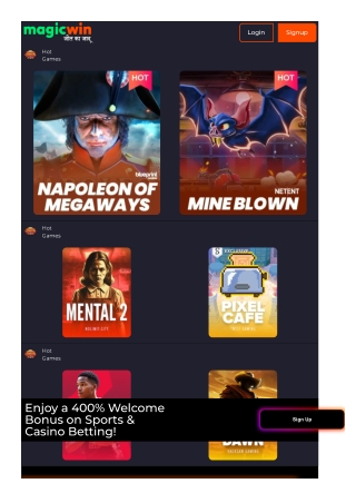 Unlock the World of Gaming Excellence with Magic Win – India’s Most Trusted Plat