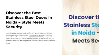 Discover-the-Best-Stainless-Steel-Doors-in-Noida-Style-Meets-Security