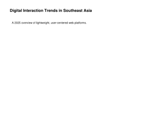 Jawara88 Digital Experience Trends 2025 – Paulo’s Lightweight Web Model
