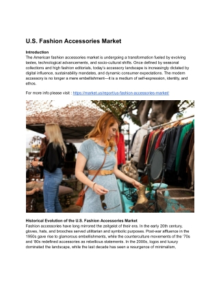 Resale, Rental, and Reuse: Circular Fashion Accessories in the U.S.