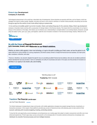 Custom Finance Apps by 7Pillars – Top Fintech App Development Company