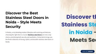 Discover-the-Best-Stainless-Steel-Doors-in-Noida-Style-Meets-Security