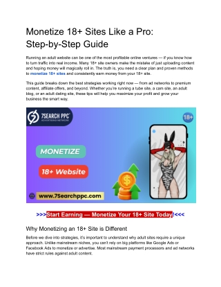 Monetize 18  Sites Like a Pro_ Step-by-Step Guide
