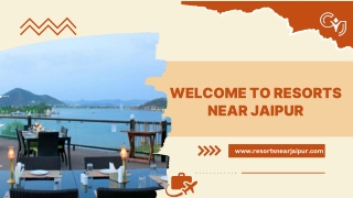 Best Resorts Near Jaipur – Luxury Escapes Close to Nature