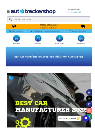 Best Car Manufacturers 2025: Top Picks from Auto Express