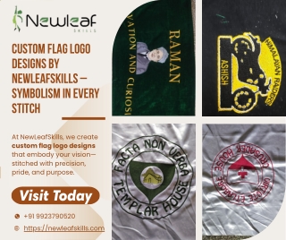 Custom Flag Logo Designs by NewLeafSkills – Symbolism in Every Stitch
