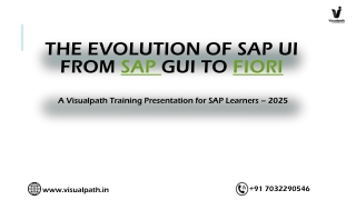 Top SAP Fiori Online Training SAP Fiori Training in 2025