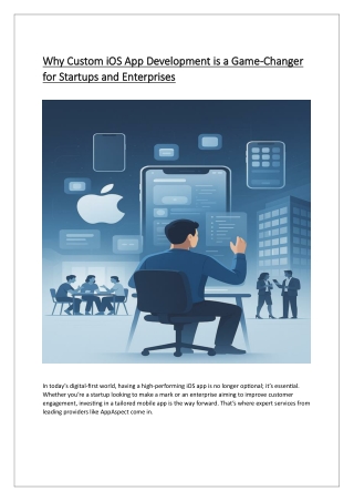 why custom ios app development is a game