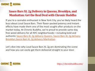Sauce Bars XL 2g Delivery in Queens, Brooklyn, and  Manhattan: Get the Real Deal
