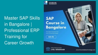 Master SAP Skills in Bangalore | Professional ERP Training for Career Growth