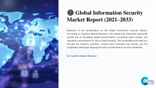 Information Security Market Report 2025 and its Size Share and Forecast