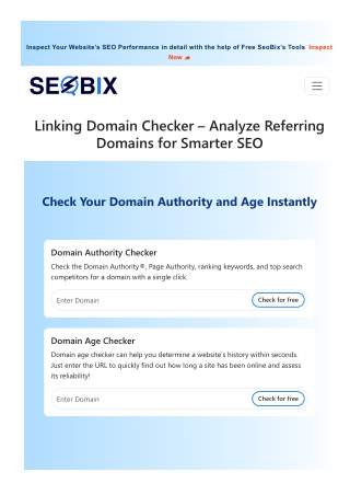 Check Linking Domains in One Click – No Login Required