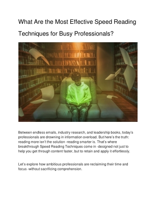 what-are-the-most-effective-speed-reading-techniques-for-busy-professionals