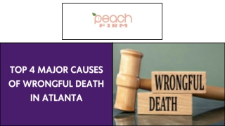 Top 4 Major Causes of Wrongful Death in Atlanta