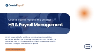 HR & payroll management solution