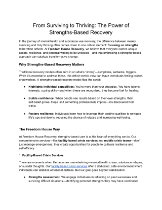 From Surviving to Thriving_ The Power of Strengths-Based Recovery