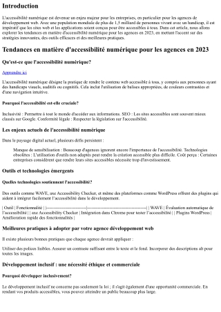 Tendances en matière d'accessibilité numérique pour les agences en 2023