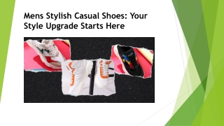 Mens Stylish Casual Shoes- Your Style Upgrade Starts Here