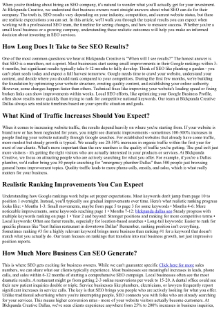 What Results Can You Realistically Expect from an SEO Company?