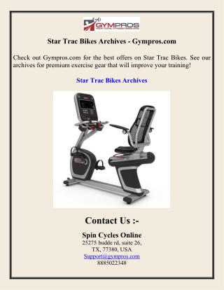 star trac bikes archives gympros com