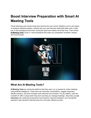 boost interview preparation with smart ai meeting