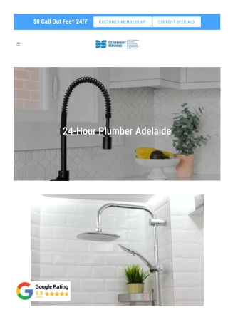 24-Hour Plumber Adelaide
