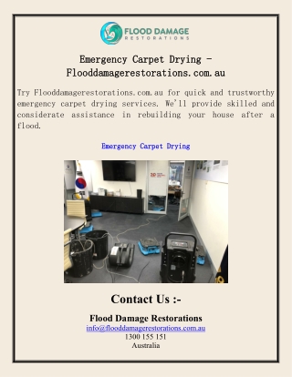 emergency emergency carpet