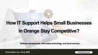 How IT Support Helps Small Businesses in Orange Stay Competitive?